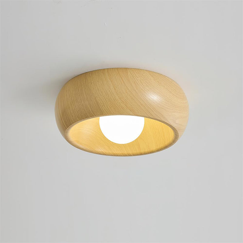 Elvienne Ceiling Lamp – Minimalist Wood Design with LED Lighting