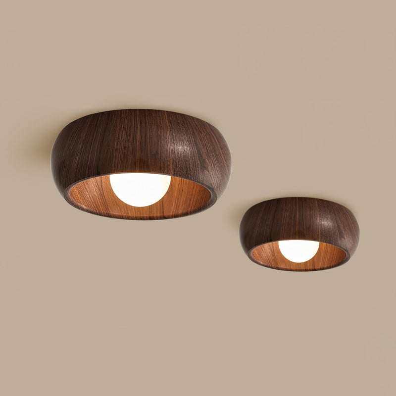 Elvienne Ceiling Lamp – Minimalist Wood Design with LED Lighting