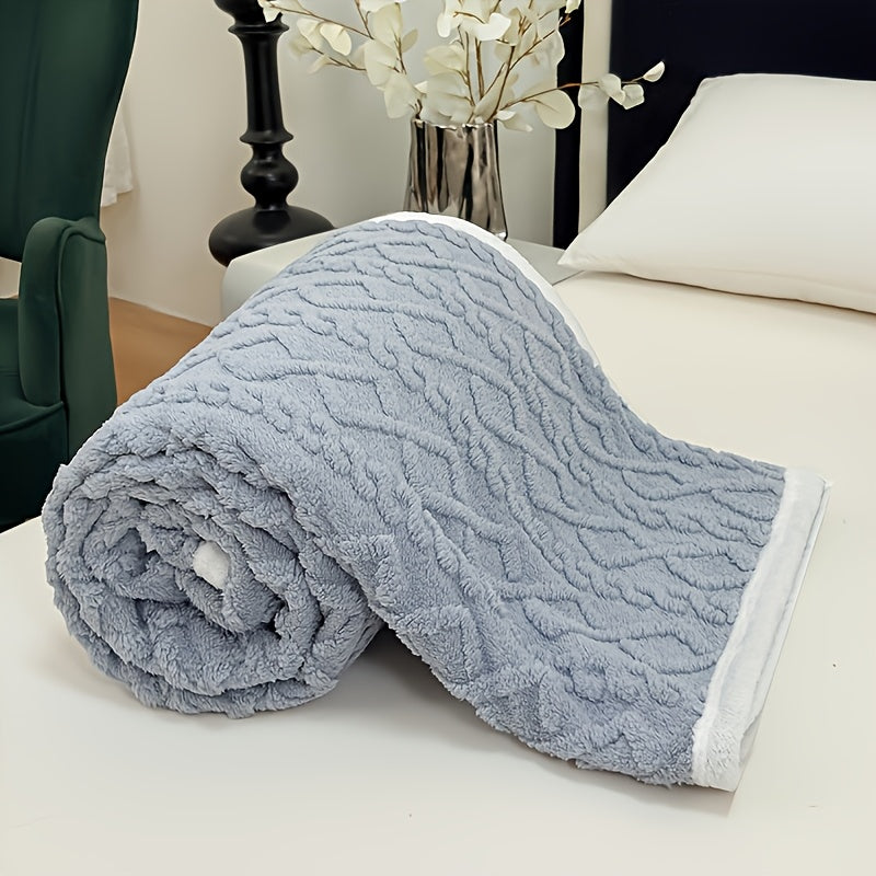 Norelle Throw – Knitted Design with Geometric Pattern