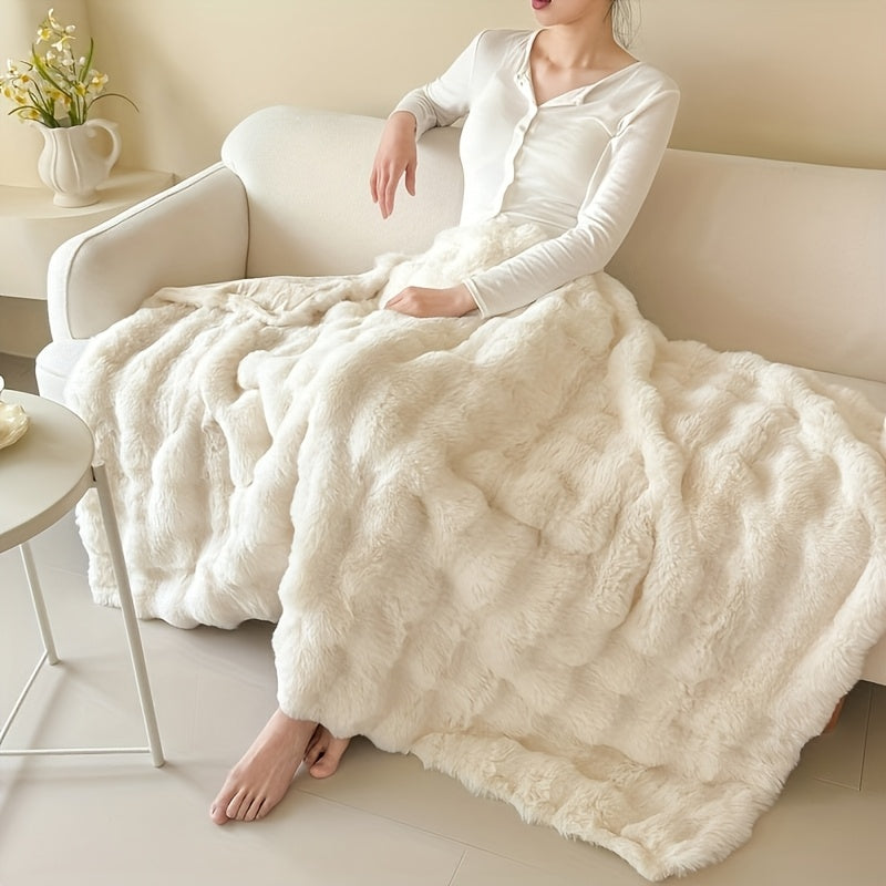 Varelia Reversible Blanket – Plush Design with Soft Texture