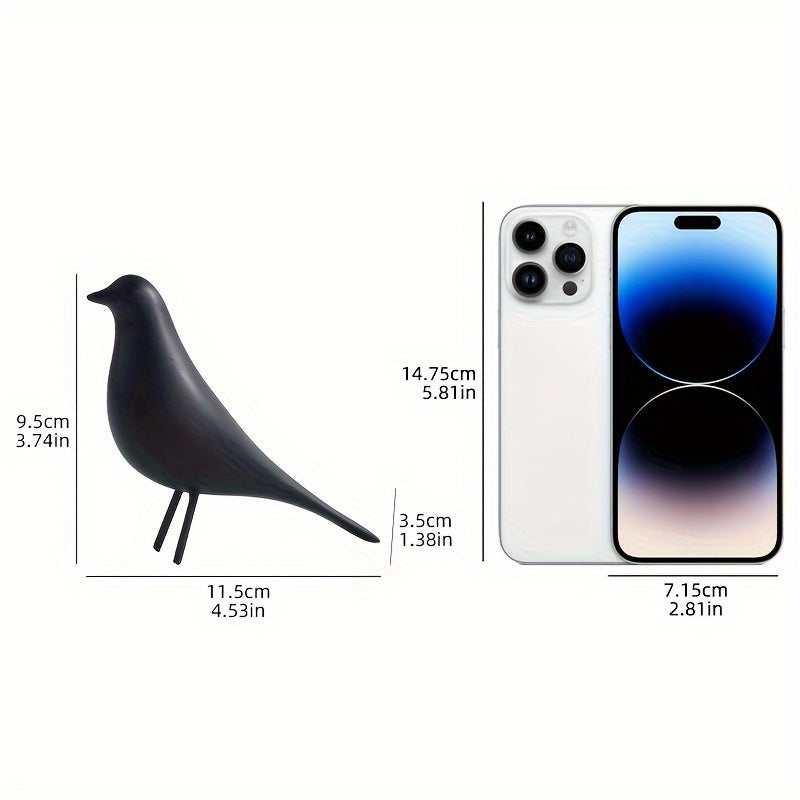 Orvayne Bird Figurine – Abstract Resin Design for Table Decoration