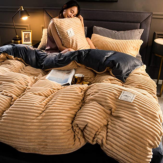 Luxury Fleece Duvet Cover - Warmth and Comfort for Winter