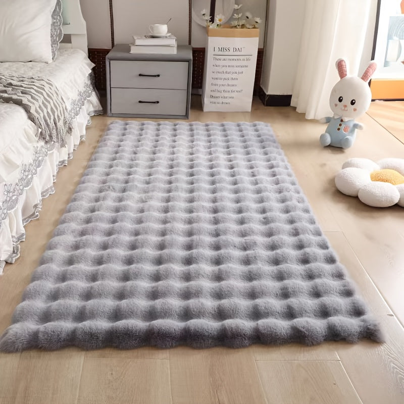 Velmira Anti-Slip Rug – Extra Fluffy Bubble Design