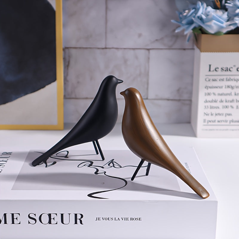 Orvayne Bird Figurine – Abstract Resin Design for Table Decoration