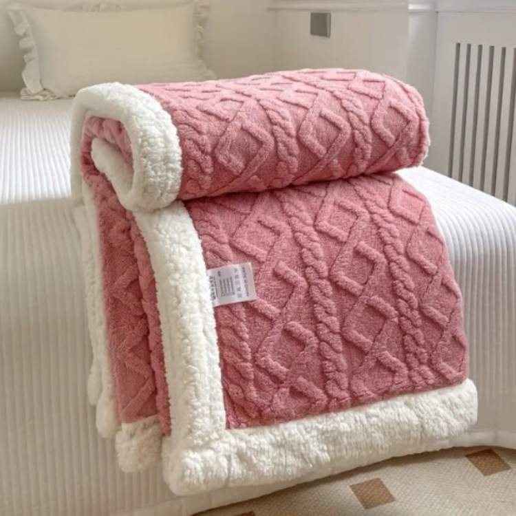 Norevane Weighted Blanket – Knitted Cable Pattern with Soft Texture