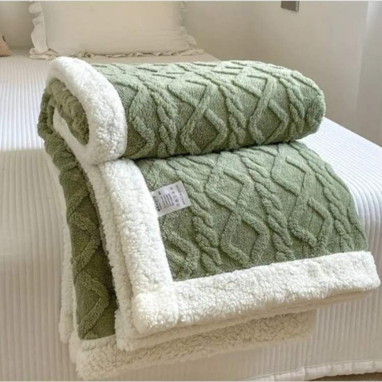 Norevane Weighted Blanket – Knitted Cable Pattern with Soft Texture