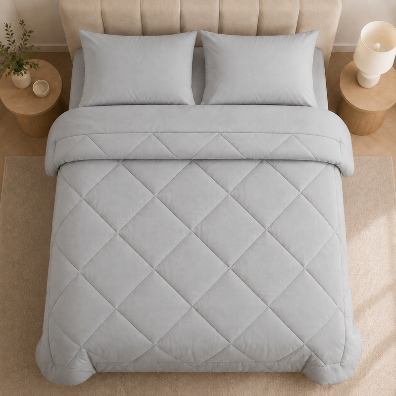 Sorevella 2-in-1 Duvet – Quilted Design with 2 Pillowcases