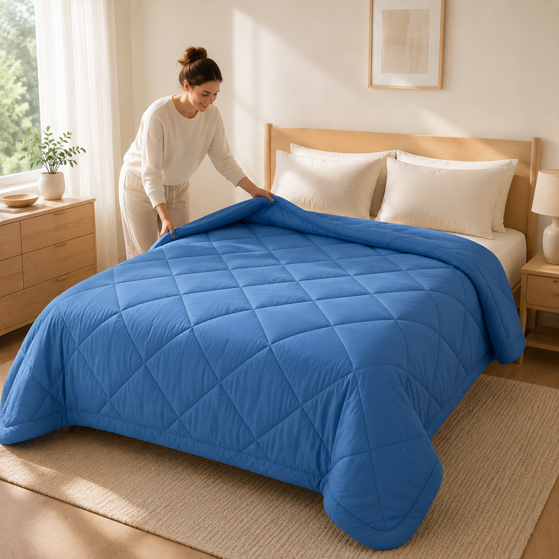 Sorevella 2-in-1 Duvet – Quilted Design with 2 Pillowcases