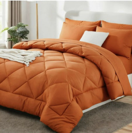 Sorevella 2-in-1 Duvet – Quilted Design with 2 Pillowcases