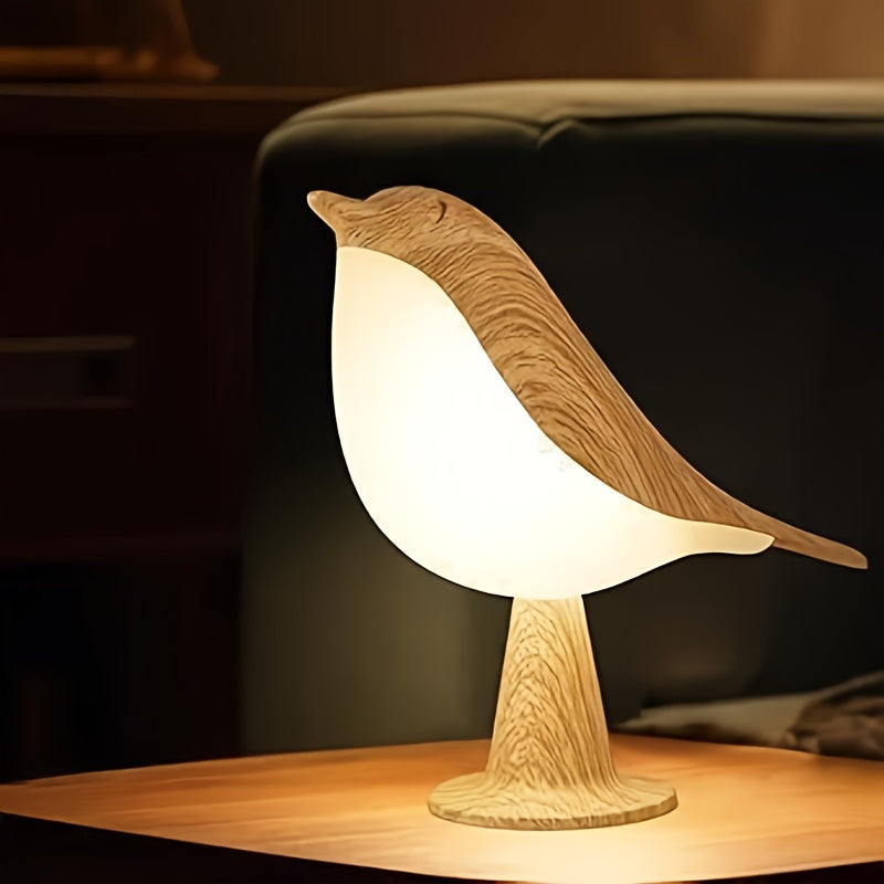 Avyrona Bird Table Lamp – Wireless LED with Touch Control