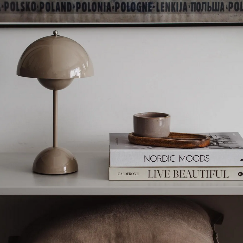 Avenyra Table Lamp – Wireless LED with Dimmable Warm White Lighting